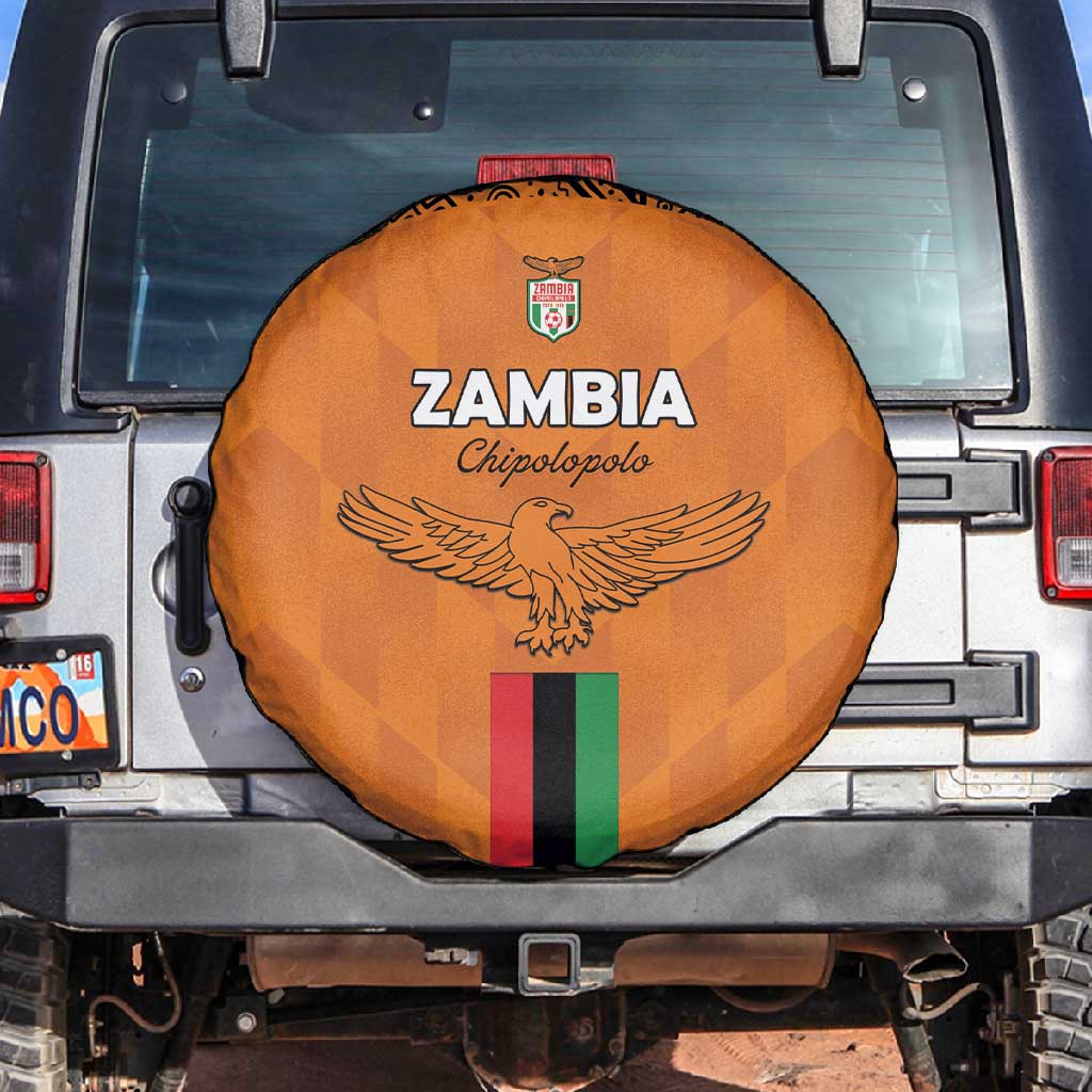 Zambia Football Spare Tire Cover Come On Chipolopolo - African Pride