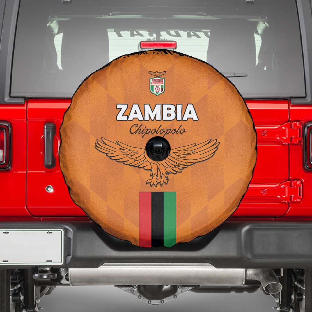 Zambia Football Spare Tire Cover Come On Chipolopolo - African Pride