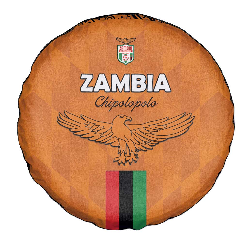 Zambia Football Spare Tire Cover Come On Chipolopolo - African Pride
