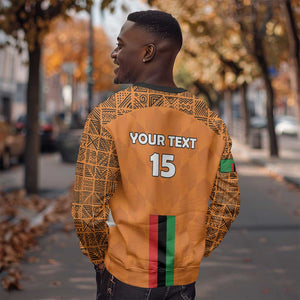 Custom Zambia Football Sweatshirt Come On Chipolopolo - African Pride