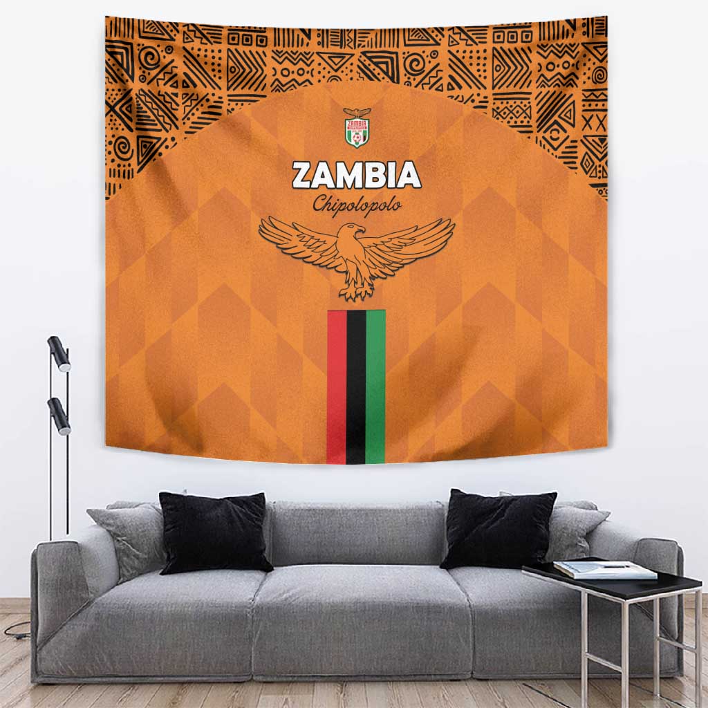 Zambia Football Tapestry Come On Chipolopolo - African Pride
