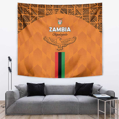 Zambia Football Tapestry Come On Chipolopolo - African Pride