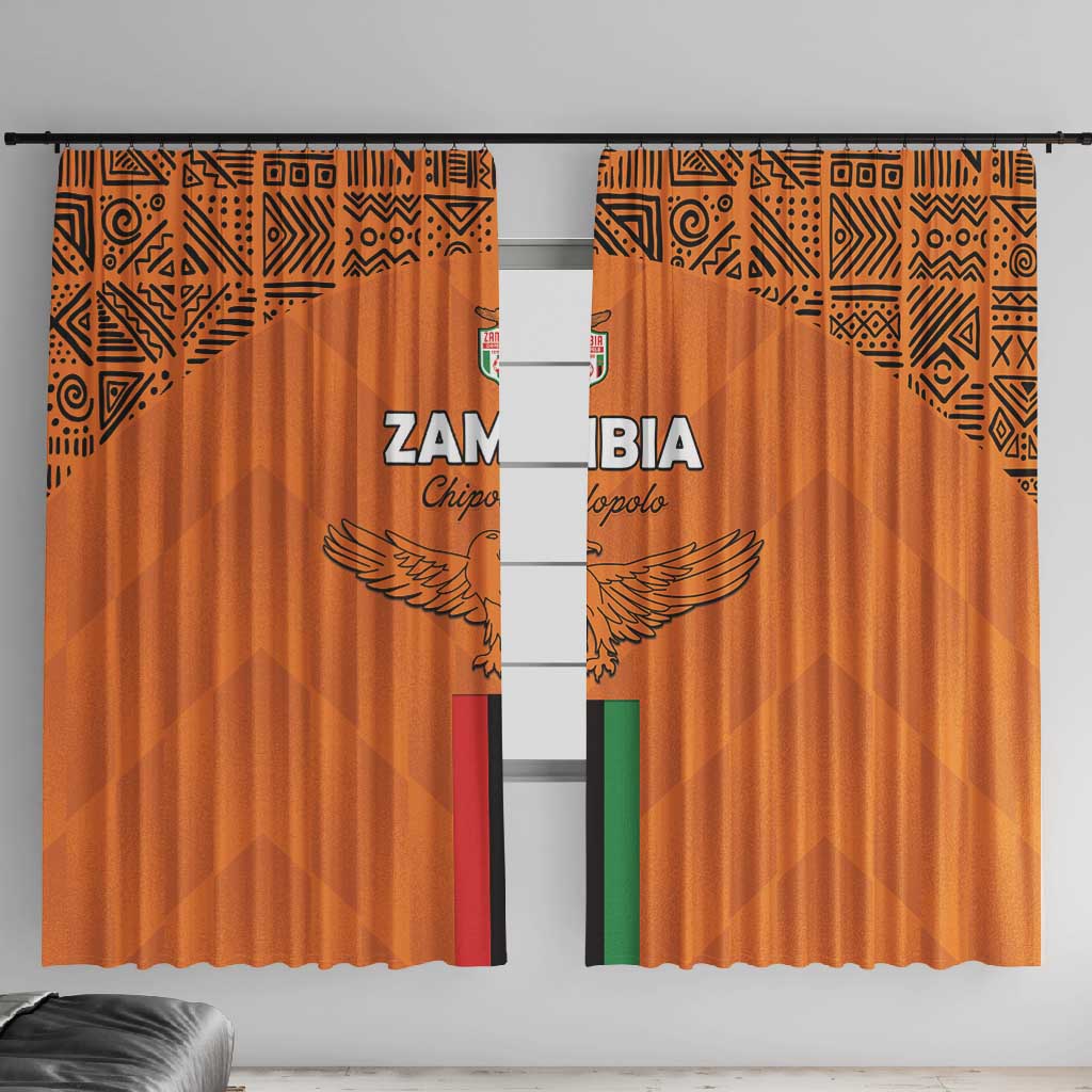 Zambia Football Window Curtain Come On Chipolopolo - African Pride