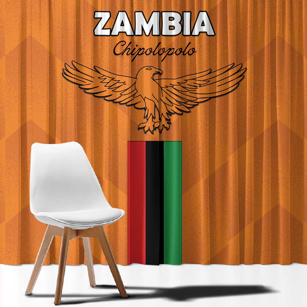 Zambia Football Window Curtain Come On Chipolopolo - African Pride