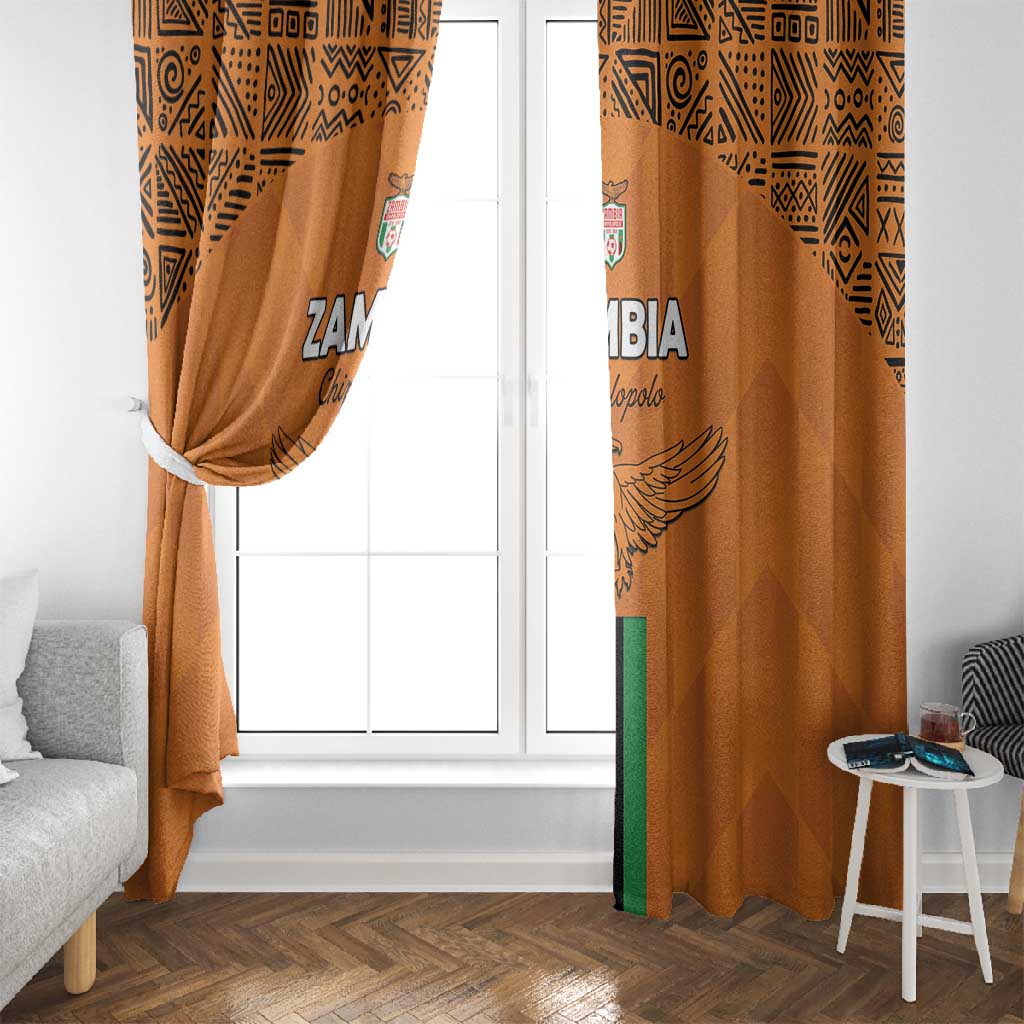 Zambia Football Window Curtain Come On Chipolopolo - African Pride