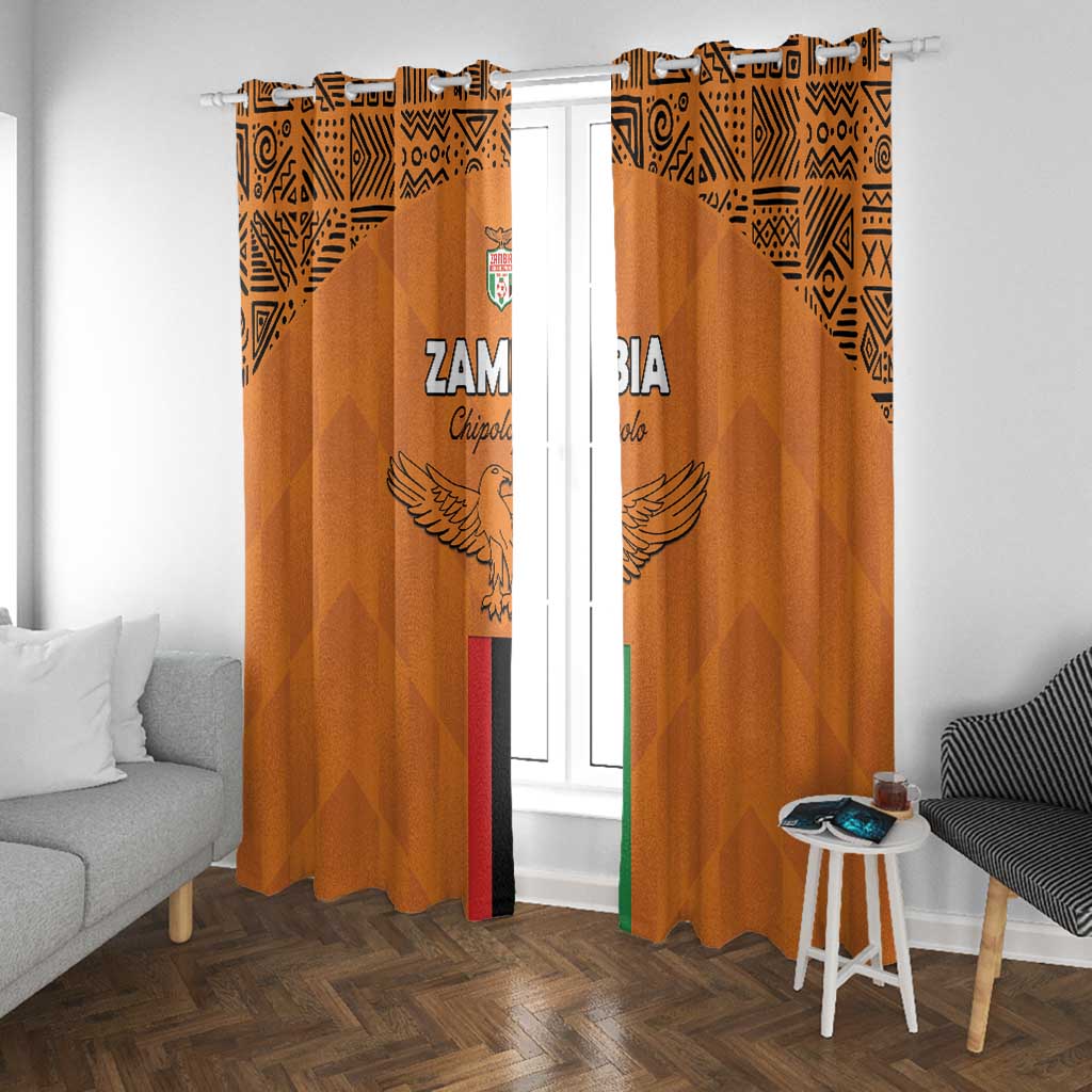 Zambia Football Window Curtain Come On Chipolopolo - African Pride