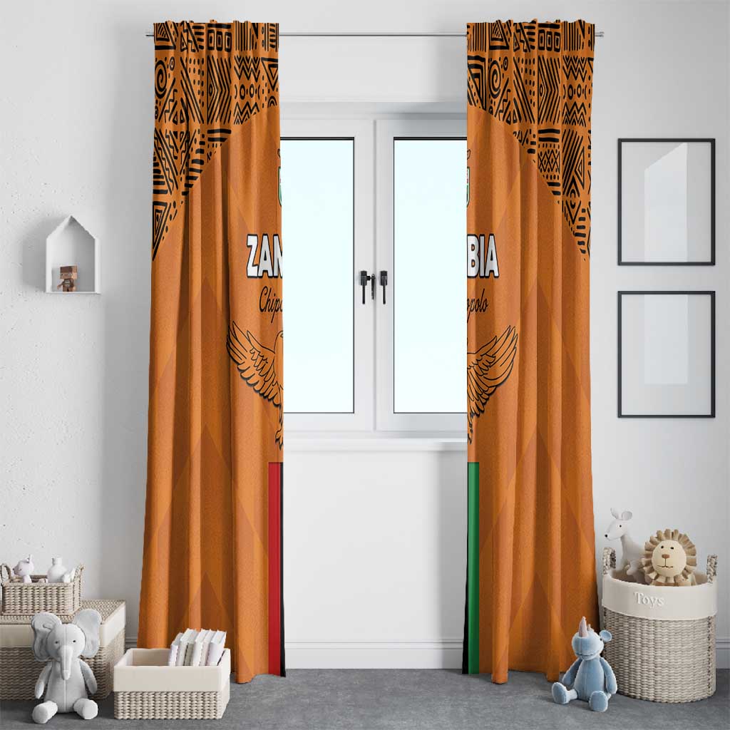 Zambia Football Window Curtain Come On Chipolopolo - African Pride