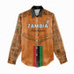 Custom Zambia Football Women Casual Shirt Come On Chipolopolo - African Pride