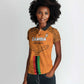 Custom Zambia Football Women Polo Shirt Come On Chipolopolo - African Pride