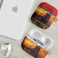 Kenya Safari Christmas AirPods Case Black Santa Riding Cape Buffalo - Heri ya Krismasi