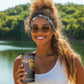 Afro Christmas in Kenya Safari 4 in 1 Can Cooler Tumbler Black Santa Riding Cape Buffalo - African Pride