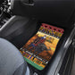 Afro Christmas in Kenya Safari Car Mats Black Santa Riding Cape Buffalo - African Pride