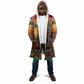Kenya Safari Christmas Cloak Black Santa Riding Cape Buffalo - Heri ya Krismasi