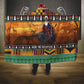 Afro Christmas in Kenya Safari Hooded Blanket Black Santa Riding Cape Buffalo - African Pride