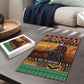 Kenya Safari Christmas Puzzle Black Santa Riding Cape Buffalo - Heri ya Krismasi