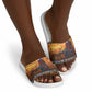 Kenya Safari Christmas Slide Sandals Black Santa Riding Cape Buffalo - Heri ya Krismasi