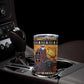 Afro Christmas in Kenya Safari Tumbler Cup Black Santa Riding Cape Buffalo - African Pride