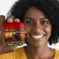 Kenya Safari Christmas AirPods Case Black Santa Riding Elephant - Heri ya Krismasi