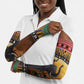 Kenya Safari Christmas Arm Sleeves Black Santa Riding Elephant - Heri ya Krismasi