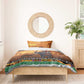 Afro Christmas in Kenya Safari Bedding Set Black Santa Riding Elephant - African Pride