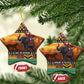 Afro Christmas in Kenya Safari Ceramic Ornament Black Santa Riding Elephant - African Pride