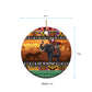 Afro Christmas in Kenya Safari Ceramic Ornament Black Santa Riding Elephant - African Pride