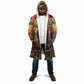 Kenya Safari Christmas Cloak Black Santa Riding Elephant - Heri ya Krismasi