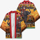 Kenya Safari Christmas Kimono Black Santa Riding Elephant - Heri ya Krismasi