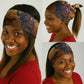 Afro Christmas in Kenya Safari Neck Gaiter Black Santa Riding Elephant - African Pride