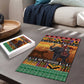 Kenya Safari Christmas Puzzle Black Santa Riding Elephant - Heri ya Krismasi