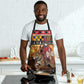 Kenya Safari Christmas Apron Black Santa Riding Leopards - Heri ya Krismasi