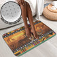 Kenya Safari Christmas Bathroom Set Black Santa Riding Leopards - Heri ya Krismasi