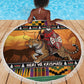 Afro Christmas in Kenya Safari Beach Blanket Black Santa Riding Leopards - African Pride