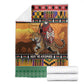Afro Christmas in Kenya Safari Blanket Black Santa Riding Leopards - African Pride