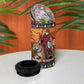 Afro Christmas in Kenya Safari 4 in 1 Can Cooler Tumbler Black Santa Riding Leopards - African Pride