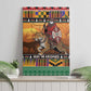 Afro Christmas in Kenya Safari Canvas Wall Art Black Santa Riding Leopards - African Pride