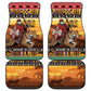 Afro Christmas in Kenya Safari Car Mats Black Santa Riding Leopards - African Pride