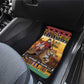 Afro Christmas in Kenya Safari Car Mats Black Santa Riding Leopards - African Pride