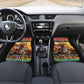 Afro Christmas in Kenya Safari Car Mats Black Santa Riding Leopards - African Pride