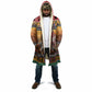 Kenya Safari Christmas Cloak Black Santa Riding Leopards - Heri ya Krismasi