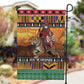 Afro Christmas in Kenya Safari Garden Flag Black Santa Riding Leopards - African Pride