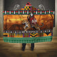 Afro Christmas in Kenya Safari Hooded Blanket Black Santa Riding Leopards - African Pride