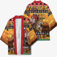 Kenya Safari Christmas Kimono Black Santa Riding Leopards - Heri ya Krismasi
