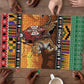 Kenya Safari Christmas Puzzle Black Santa Riding Leopards - Heri ya Krismasi
