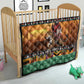Afro Christmas in Kenya Safari Quilt Black Santa Riding Leopards - African Pride