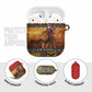 Kenya Safari Christmas AirPods Case Black Santa Riding Lion - Heri ya Krismasi