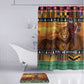 Kenya Safari Christmas Bathroom Set Black Santa Riding Lion - Heri ya Krismasi