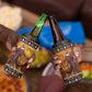 Afro Christmas in Kenya Safari 4 in 1 Can Cooler Tumbler Black Santa Riding Lion - African Pride