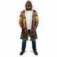 Kenya Safari Christmas Cloak Black Santa Riding Lion - Heri ya Krismasi