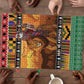 Kenya Safari Christmas Puzzle Black Santa Riding Lion - Heri ya Krismasi